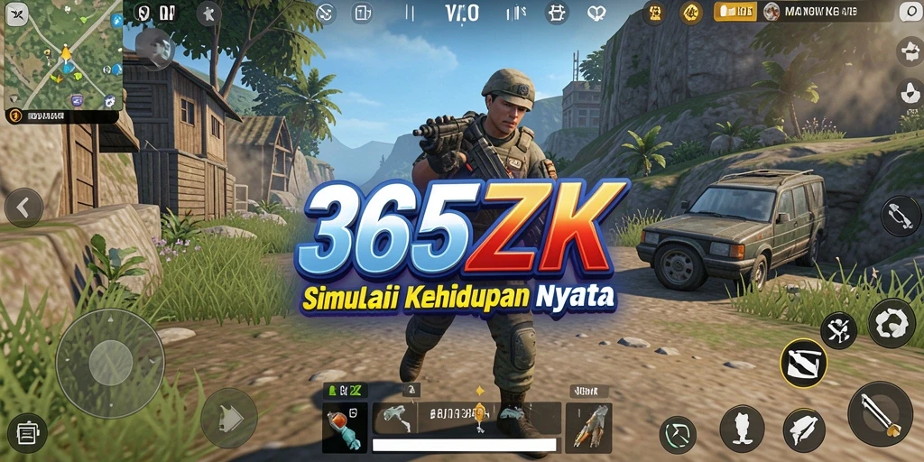 Tangkapan layar menunjukkan gameplay seru dalam simulasi kehidupan nyata.