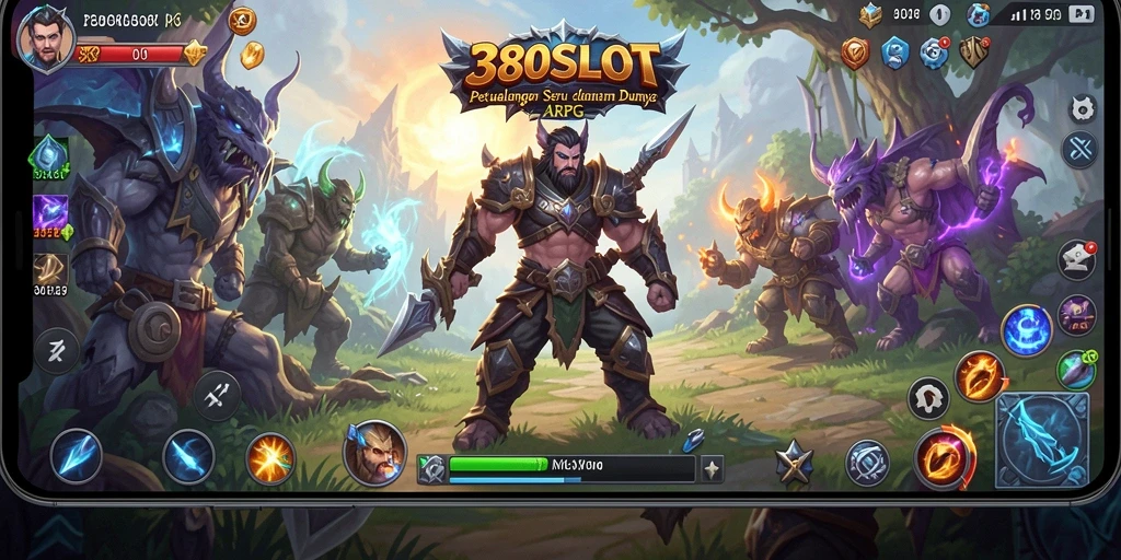 Tangkapan layar menunjukkan aksi seru dalam gameplay ARPG.