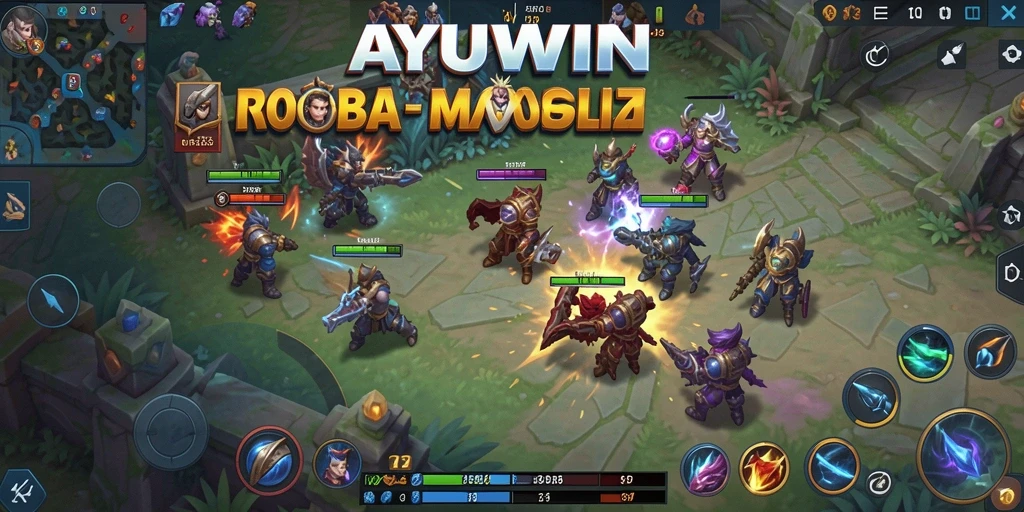 Tangkapan layar gameplay AYUWIN yang penuh aksi.