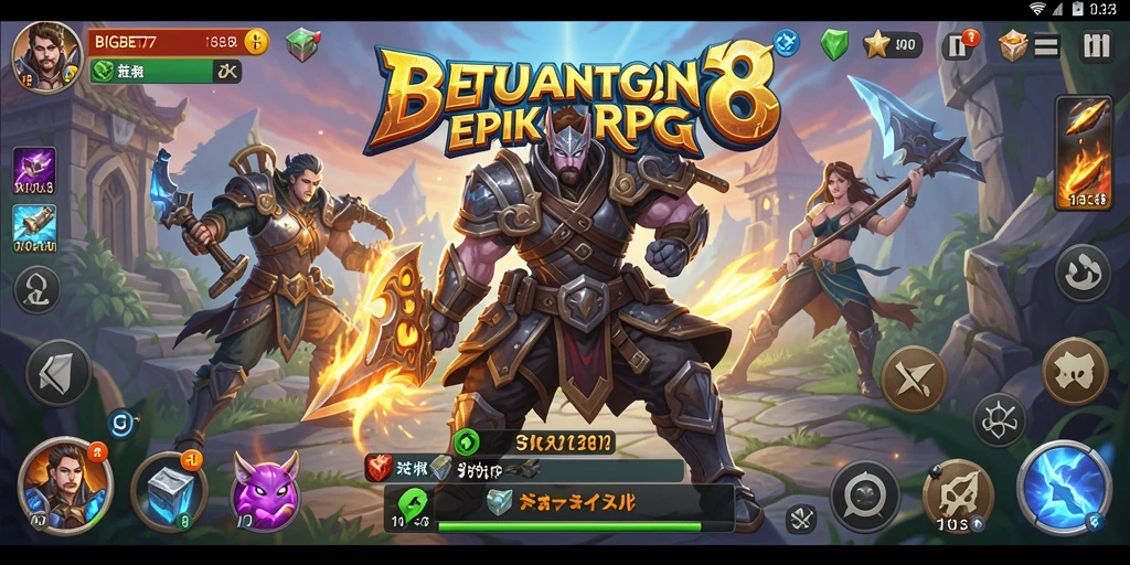Tampilan gameplay menarik di BIGBET78 dengan aksi RPG penuh petualangan.