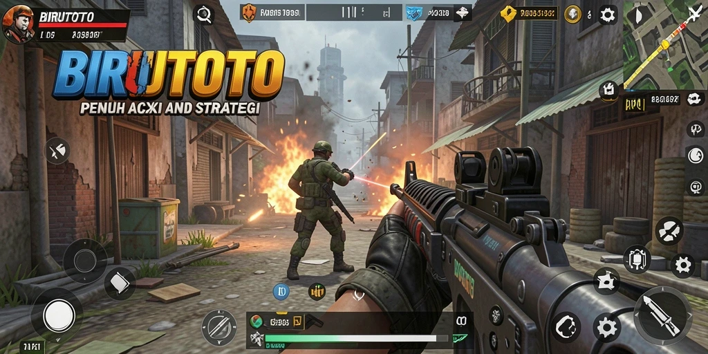 Gameplay BIRUTOTO yang seru dan menegangkan.