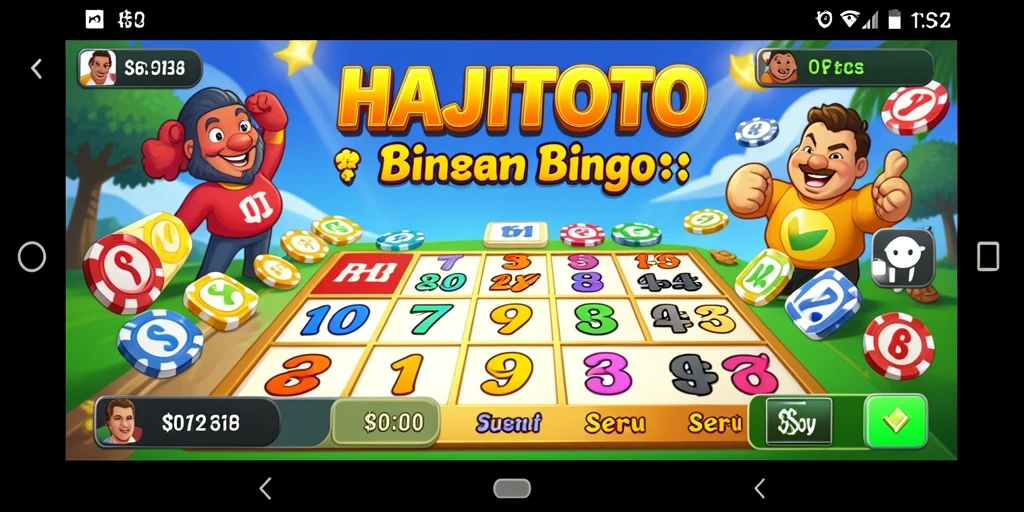 Tangkapan layar utama HAJITOTO menampilkan suasana seru permainan Bingo.
