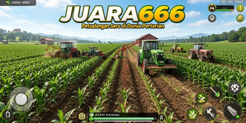 Tampilan gameplay petualangan pertanian JUARA666 yang menarik.