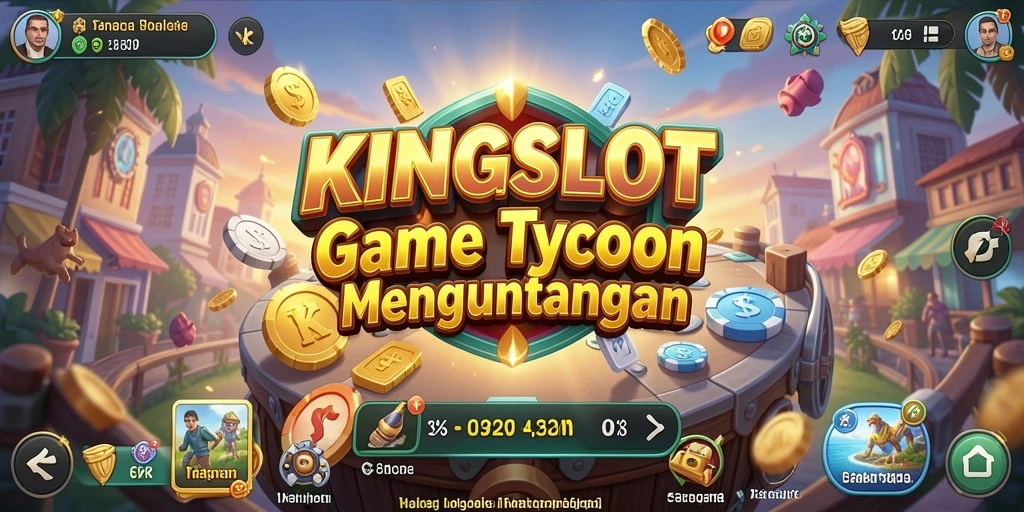 Gameplay seru saat mengelola kasino di KINGSLOT.