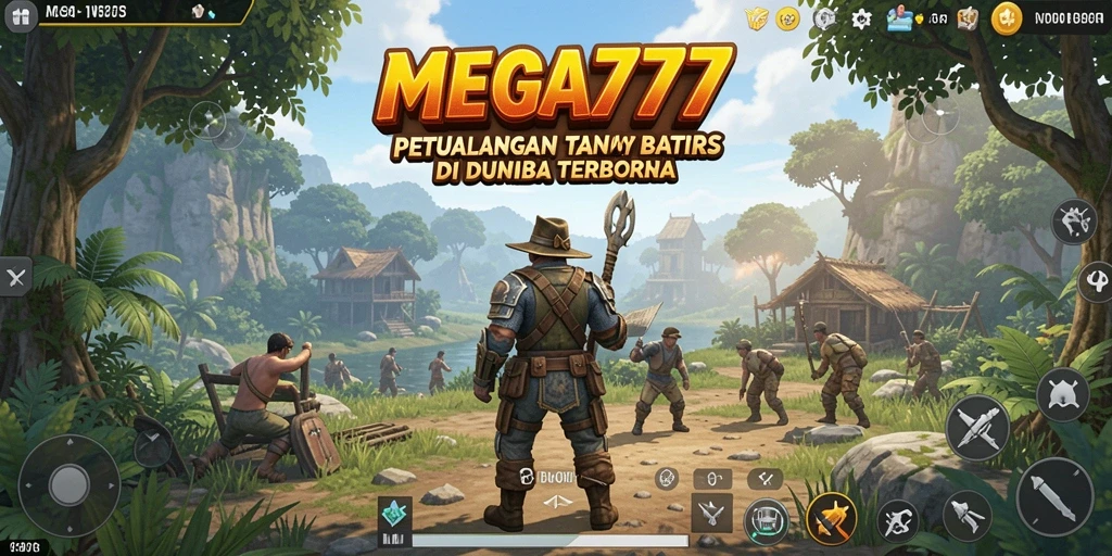 Gameplay seru MEGA777 dengan lingkungan Open World yang luas.
