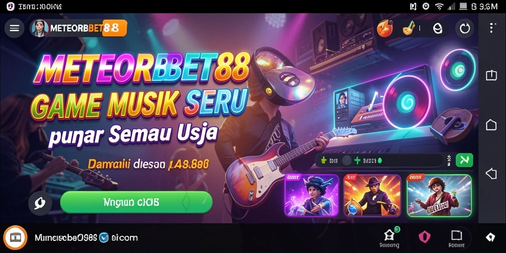 Screenshot gameplay METEORBET88 dengan antarmuka permainan yang menarik.