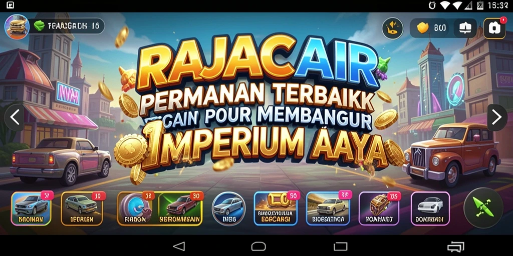 Screenshot gameplay RAJACAIR menampilkan aksi Tycoon yang seru.