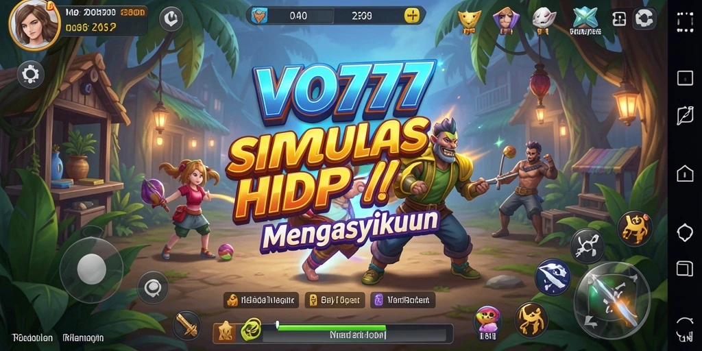 Screenshot gameplay VO777 yang menampilkan pengalaman simulasi realistik.