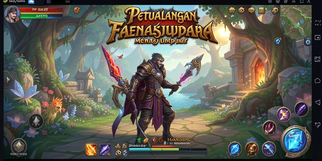 Tangkapan layar menampilkan aksi seru dalam gameplay ARPG WAK89.