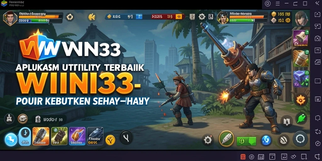 Tampilan antarmuka aplikasi WIN33 yang modern dan fungsional.